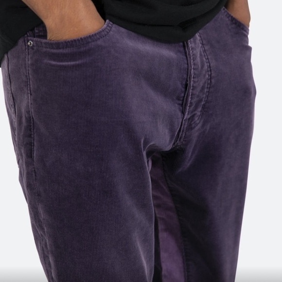MNML Men’s Purple Corduroy Pants | B428 | Size 32 - Picture 2 of 7